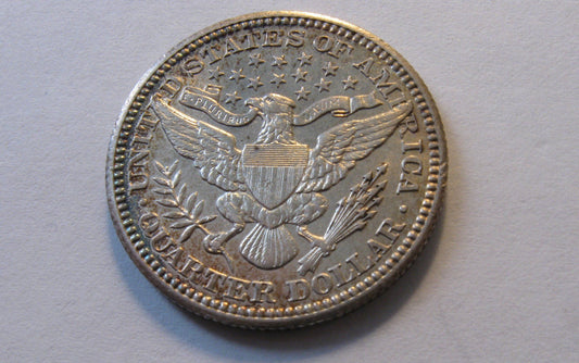 1904 Barber Quarter.  MS-60 | Of Coins & Crystals