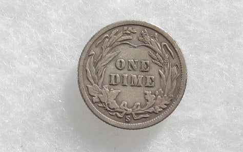 1904S Barber Dime F-15 | Of Coins & Crystals