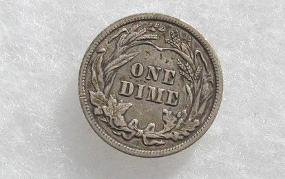 1905 Barber Dime XF-40 | Of Coins & Crystals