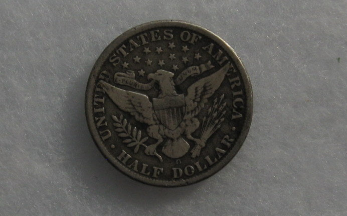 1907O Barber Half Dollar F-15 | Of Coins & Crystals