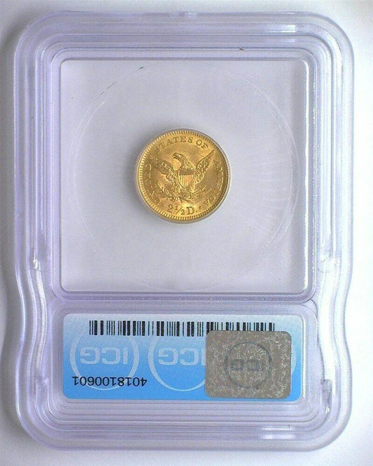 1907 Quarter Eagle ICG MS-65 | Of Coins & Crystals