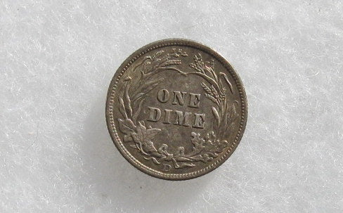 1907D Barber Dime XF-45 | Of Coins & Crystals