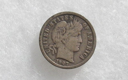 1907S Barber Dime VF-20 | Of Coins & Crystals