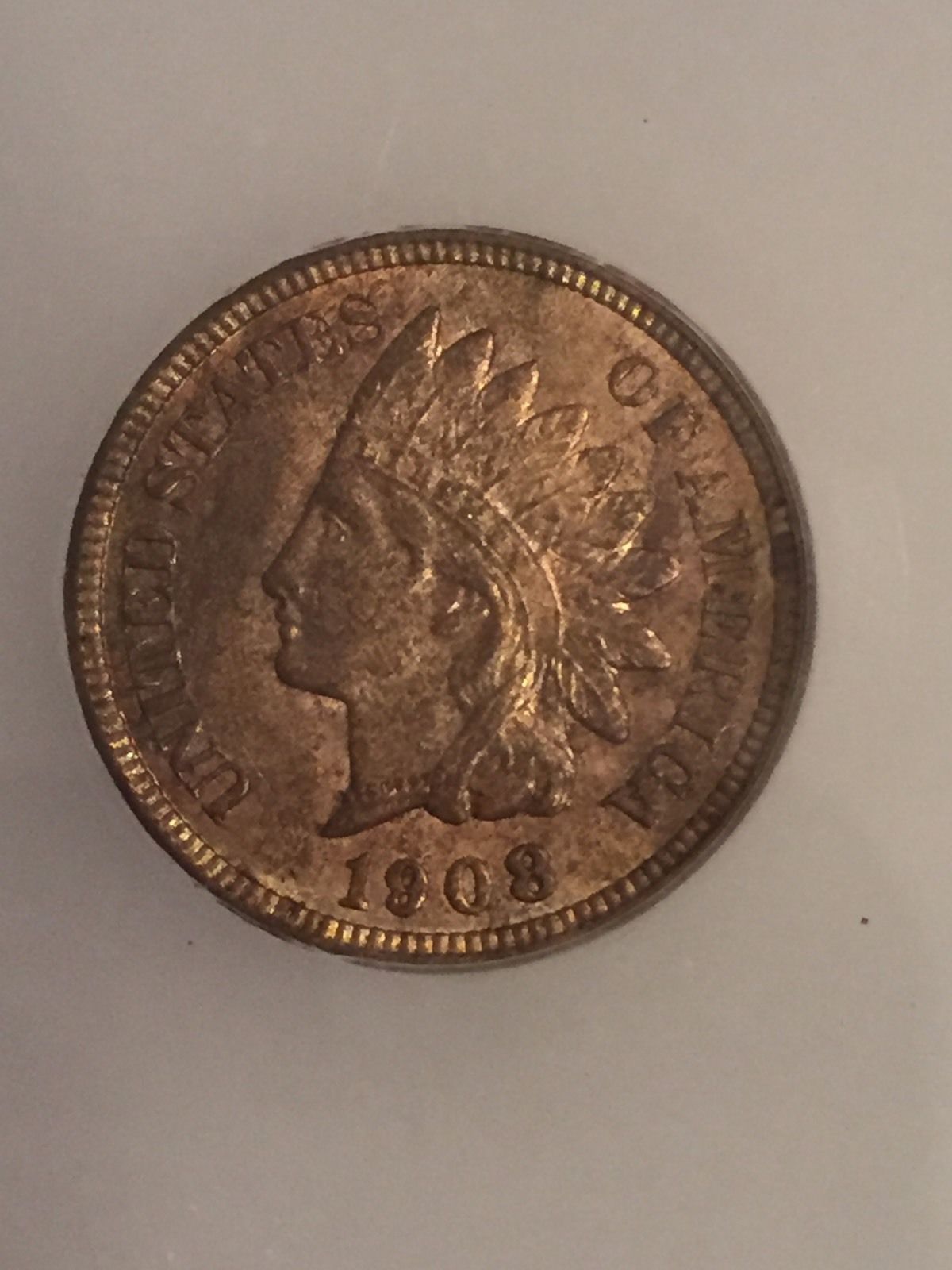 1908 Indian Cent ICG MS-64RB | Of Coins & Crystals