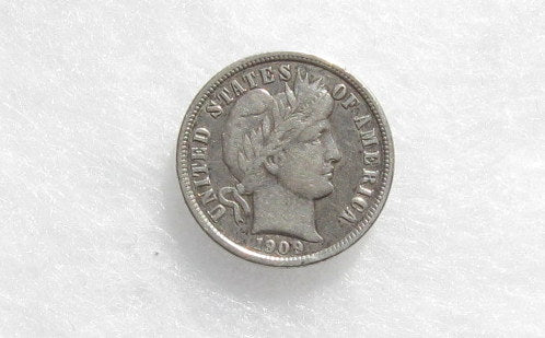 1909 S Barber Dime VF-30 | Of Coins & Crystals