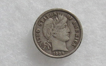 1909D Barber Dime VF-20 | Of Coins & Crystals