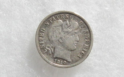 1910S Barber Dime VF-20 | Of Coins & Crystals