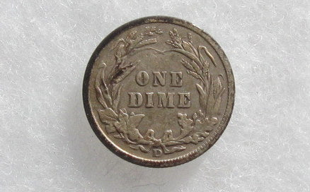 1911D Barber Dime VF-20 | Of Coins & Crystals