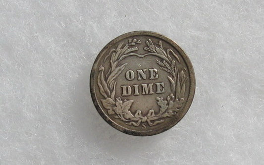 1913S Barber Dime VF-20 | Of Coins & Crystals