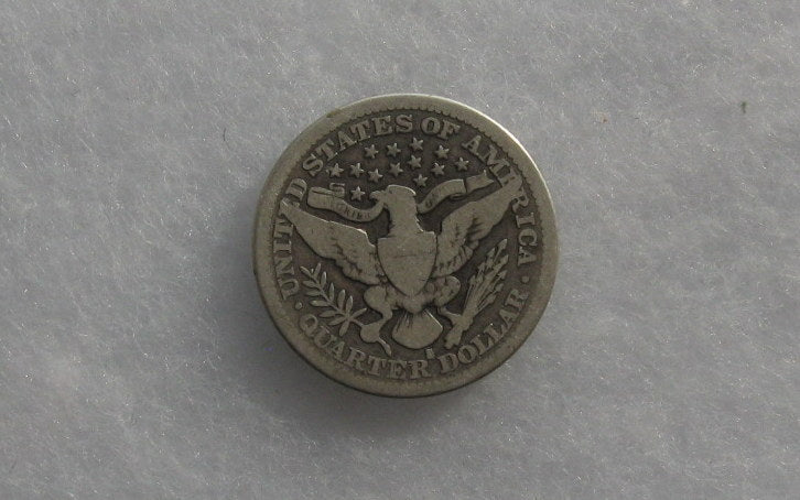1914-S Barber Quarter VG-8 | Of Coins & Crystals