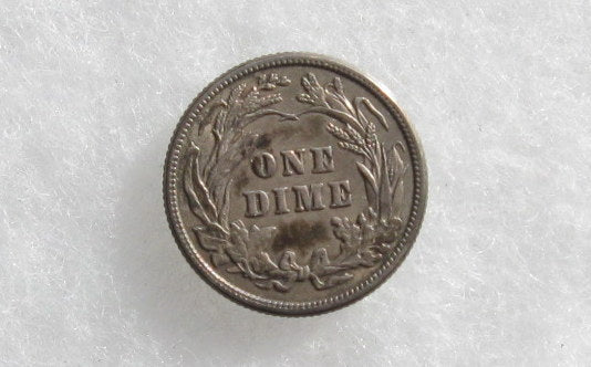 1914 Barber Dime AU-50 | Of Coins & Crystals