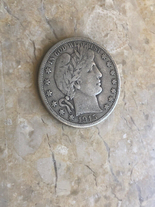 1915S Barber Half Dollar F-12 | Of Coins & Crystals