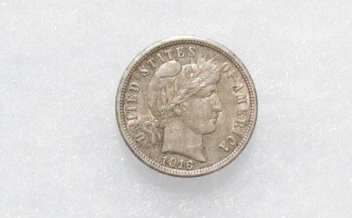 1916  Barber Dime AU-55 | Of Coins & Crystals