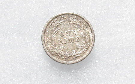 1916  Barber Dime AU-55 | Of Coins & Crystals