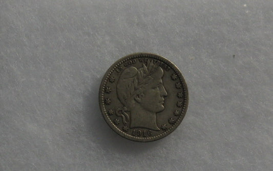 1916 Barber Quarter XF-40 | Of Coins & Crystals