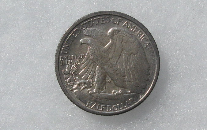 1917D Walking Liberty Half Dollar Obv MM MS-63 | Of Coins & Crystals