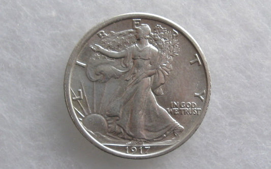 1917 Walking Liberty Half Dollar Gem Unc