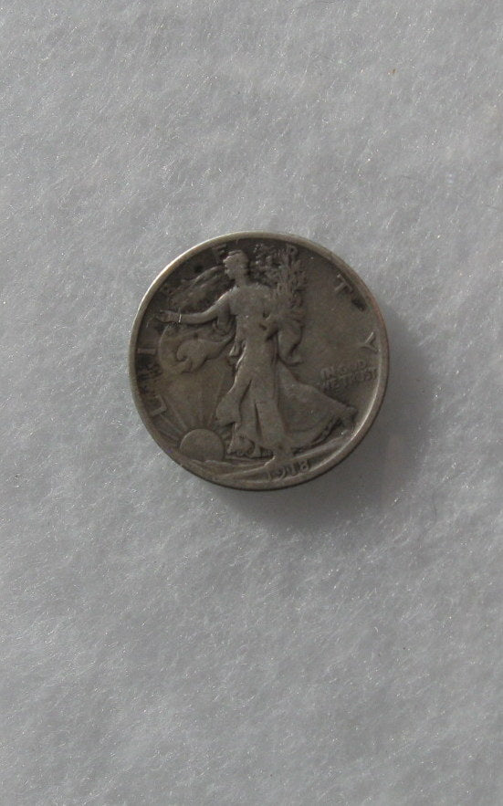 1918S Walking Liberty Half Dollar VG-10 | Of Coins & Crystals