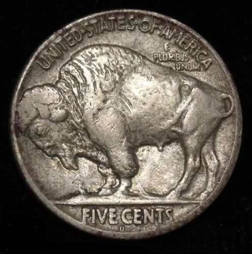 1919D Buffalo Nickel VF-35 | Of Coins & Crystals