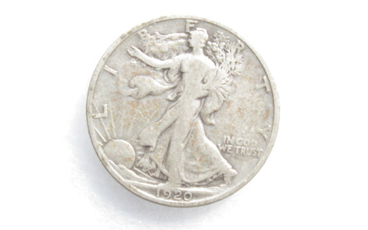 1920D Walking Liberty Half Dollar F-15