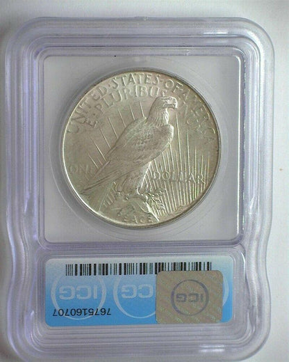 1922-D Peace Dollar ICG MS-63 | Of Coins & Crystals