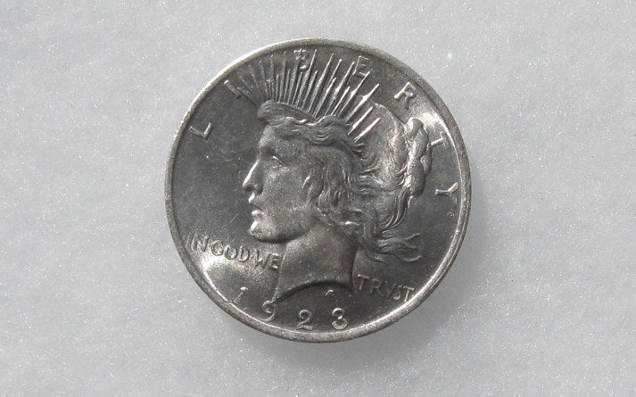 1923  Peace Dollar  MS-65+ | Of Coins & Crystals