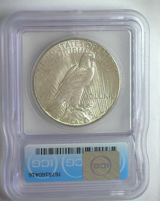 1923-S Peace Dollar ICG MS-63 | Of Coins & Crystals