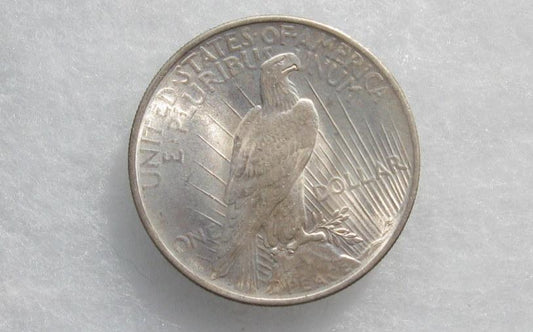 1924 Peace Dollar MS-60 | Of Coins & Crystals