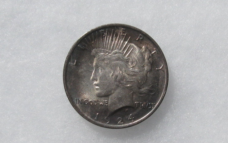 1924  Peace Dollar  MS-65 | Of Coins & Crystals