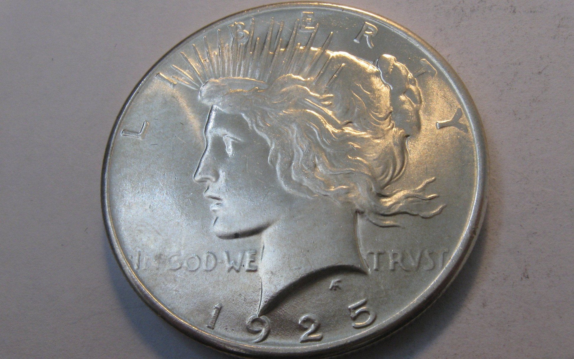 1925 Peace Dollar.  MS-66. | Of Coins & Crystals