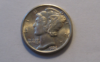 1926 Mercury Dime.  MS64FB | Of Coins & Crystals