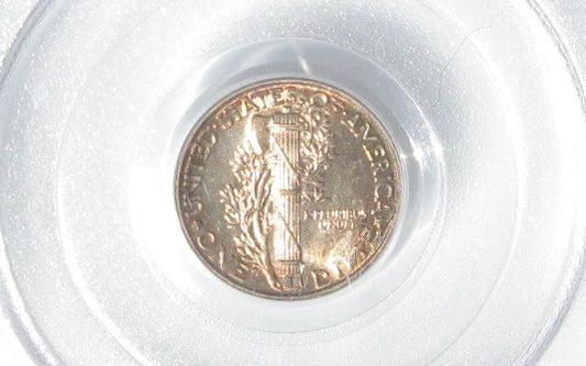 1927  Mercury Dime PCGS MS65FSB