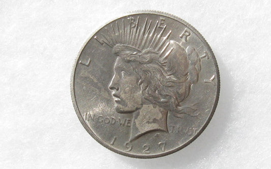 1927 Peace Dollar MS-64 | Of Coins & Crystals