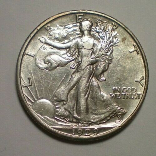 1929D Walking Liberty Half Dollar XF-45 | Of Coins & Crystals