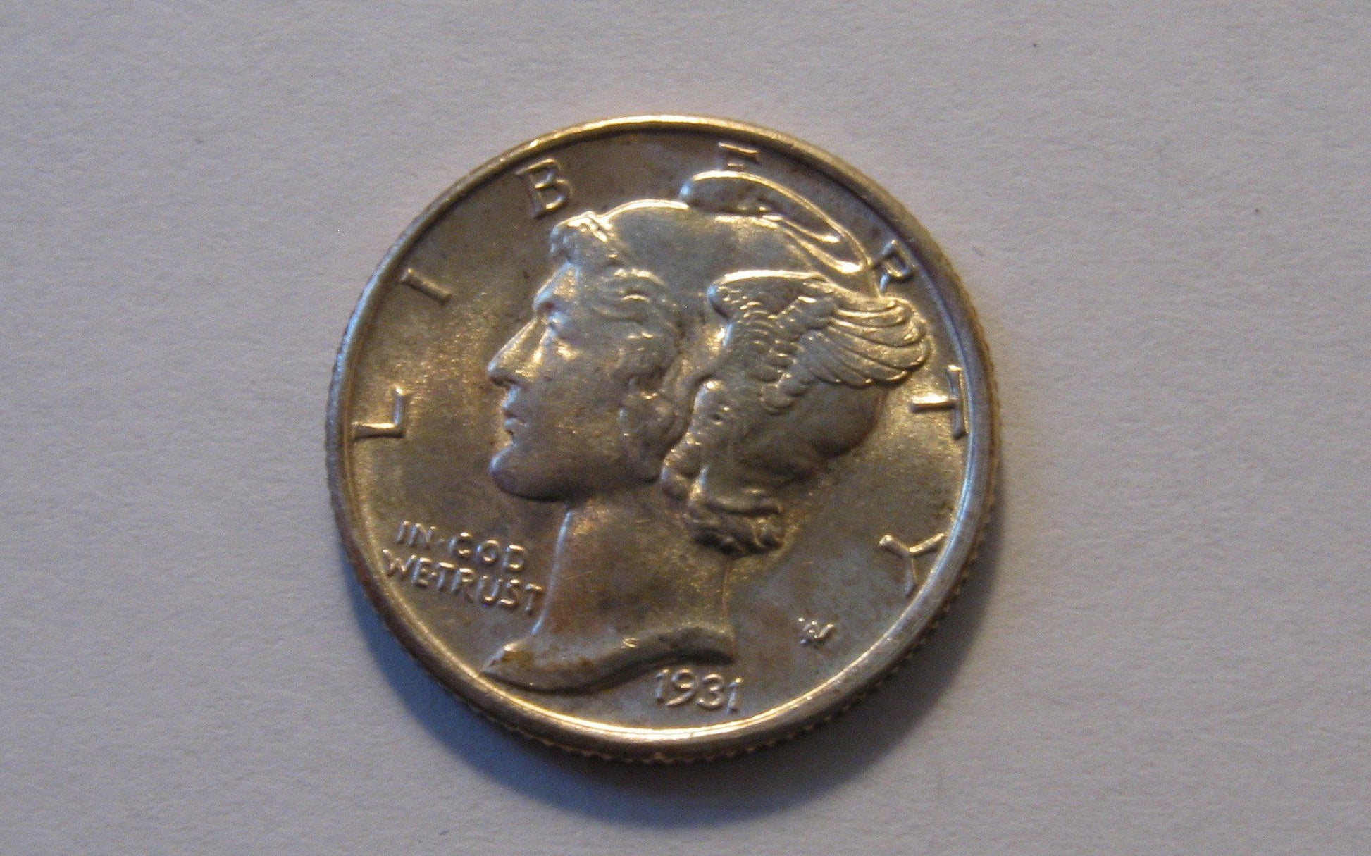 1931-S Mercury Dime.  Gem Uncirculated | Of Coins & Crystals
