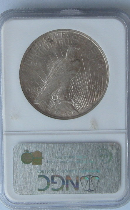 1934S Peace Dollar NGC AU58