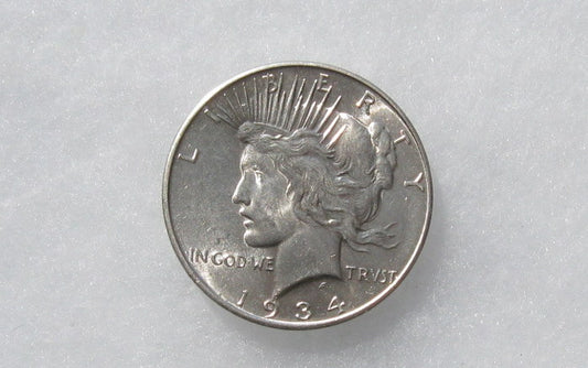 1934D  Peace Dollar  MS-65 | Of Coins & Crystals