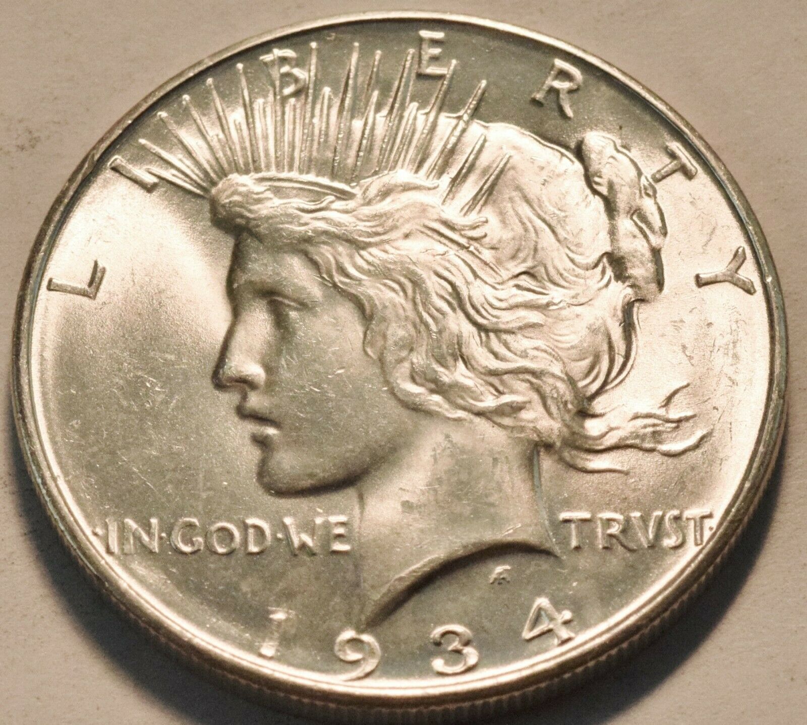 1934D Peace Dollar MS-64 | Of Coins & Crystals