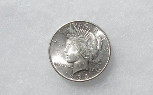 1935  Peace Dollar  MS-65 | Of Coins & Crystals