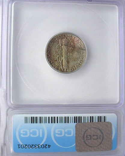 1938 Mercury Dime MS-66+FB | Of Coins & Crystals