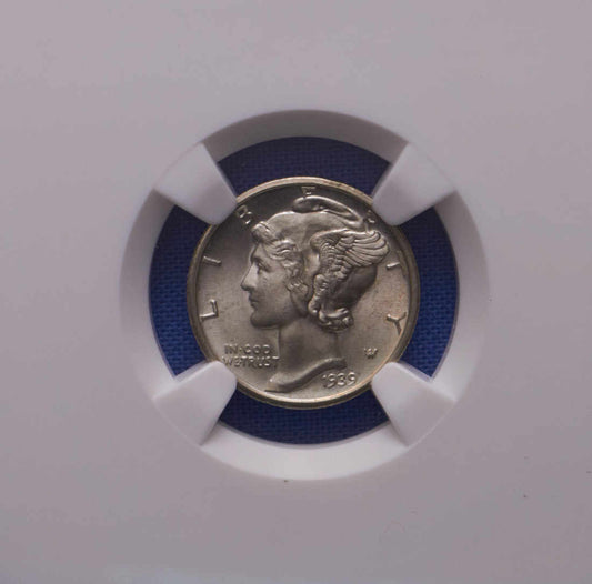 1939 D Mercury Dime NGC MS66 | Of Coins & Crystals