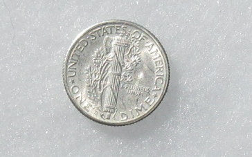 1940-D Mercury Dime AU-55 | Of Coins & Crystals