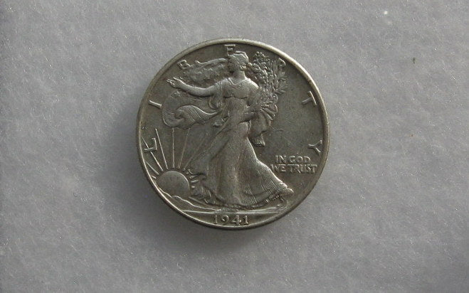 1941D Walking Liberty Half Dollar XF-40 | Of Coins & Crystals