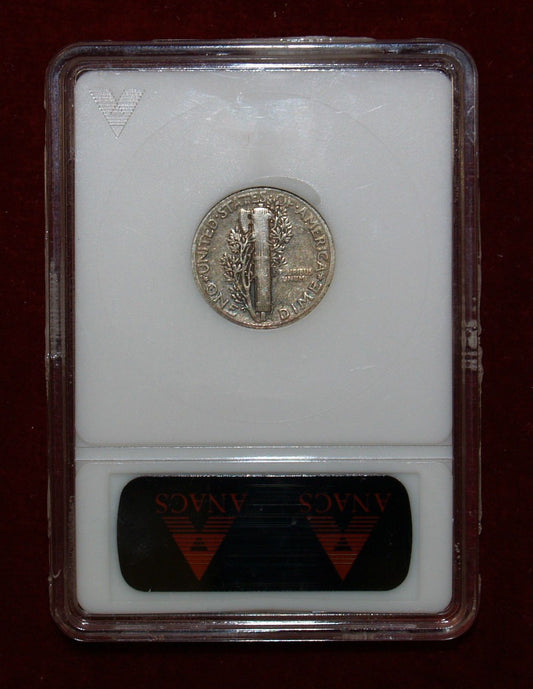 1942/1 Mercury Dime ANACS F15 | Of Coins & Crystals