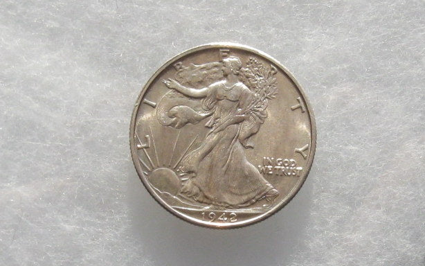 1942-D Walking Liberty Half Dollar MS-66 | Of Coins & Crystals