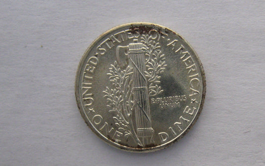 1943 Mercury Dime. MS65FB | Of Coins & Crystals