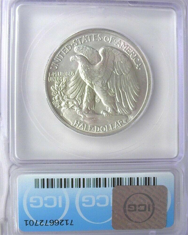 1944S Walking Liberty Half Dollar ICG MS-66 | Of Coins & Crystals