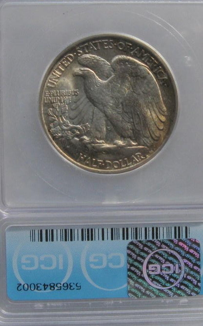 1946 Walking Liberty Half Dollar ICG MS-67 | Of Coins & Crystals