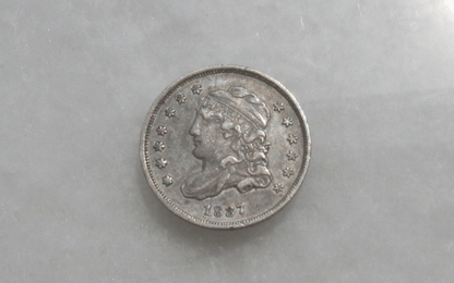 1837 Large 5c Half Dime XF-45 | Of Coins & Crystals