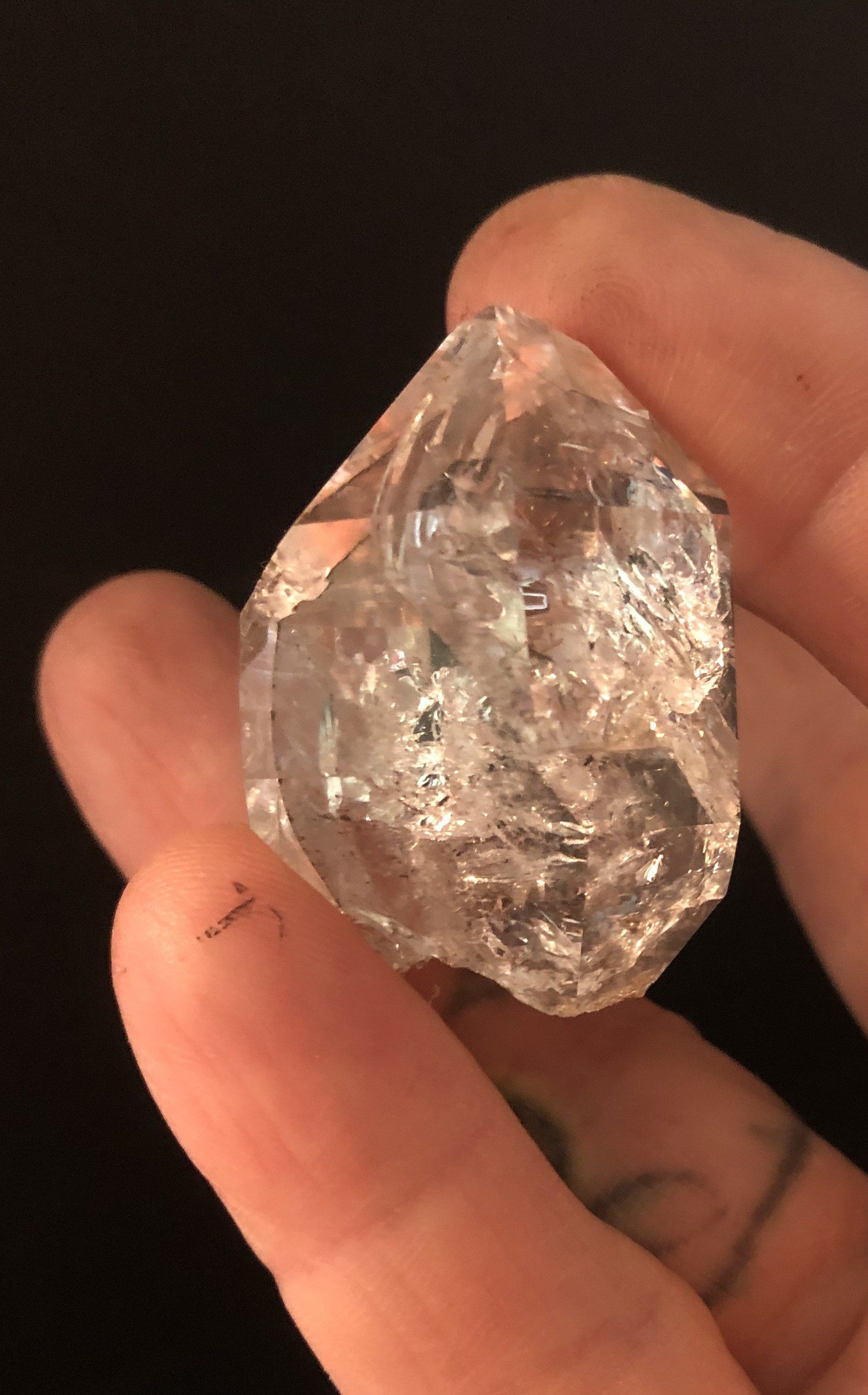 Herkimer Diamond Drusy Break Off 626-35 | Of Coins & Crystals